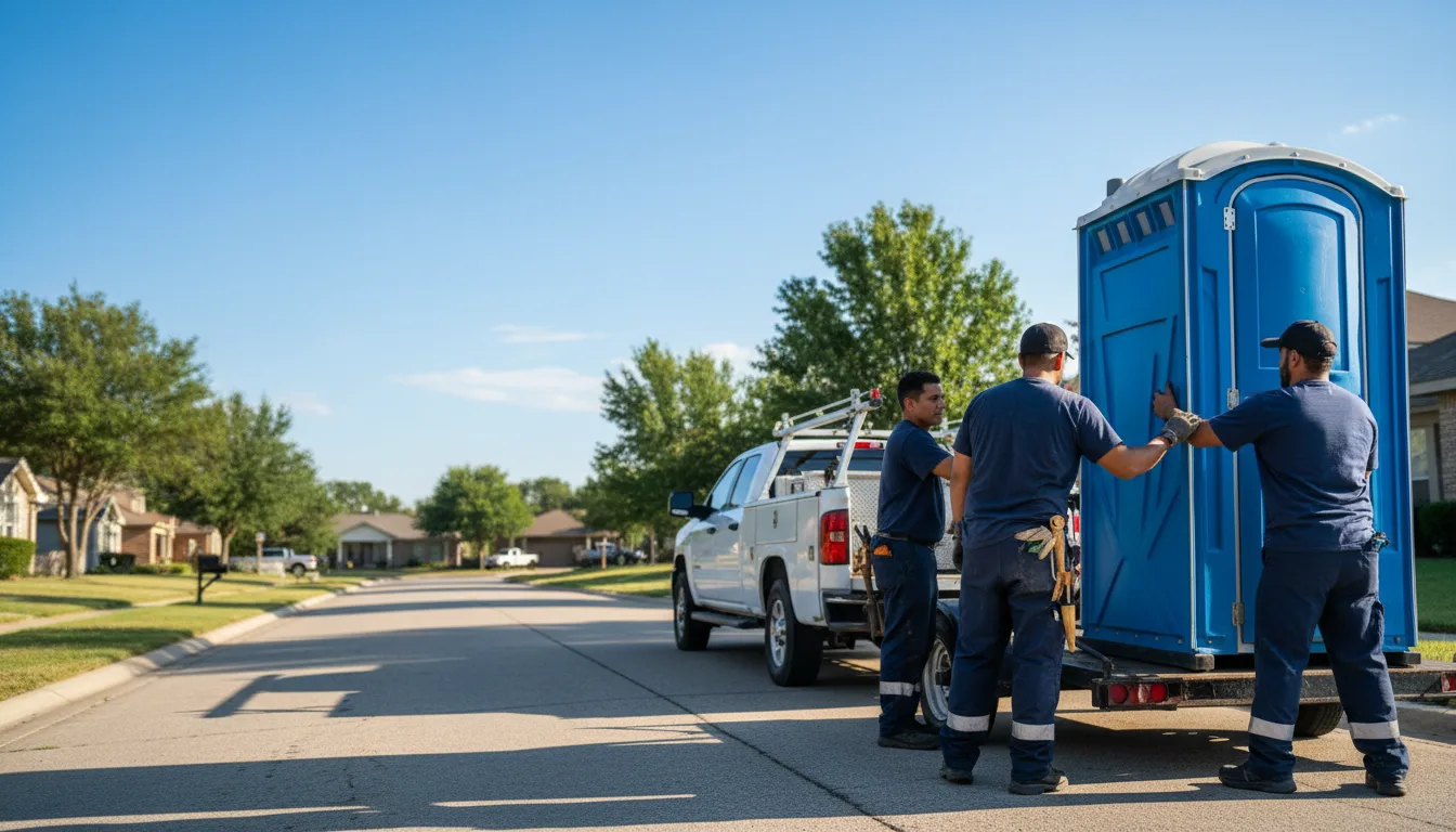 Portable Toilet Rental in Wardville, OK near me